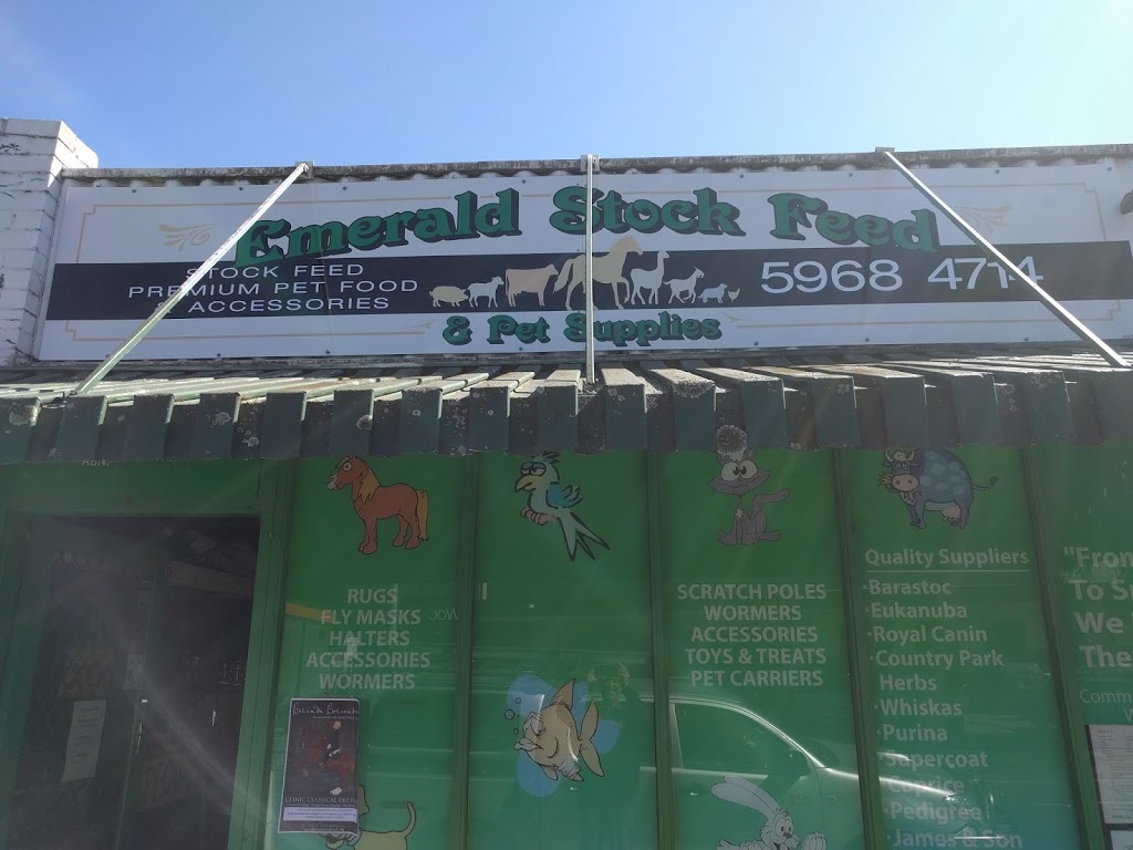 Emerald Stockfeed & Pet Supplies | pet store | 1 Emerald-Monbulk Rd, Emerald VIC 3782, Australia | 0359684714 OR +61 3 5968 4714