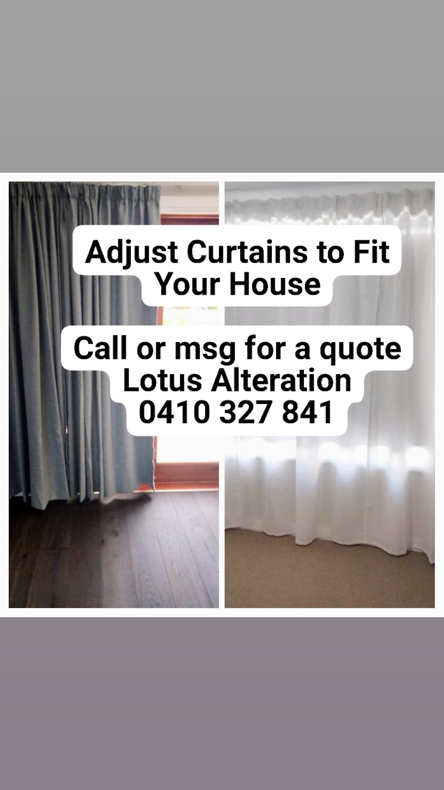 Lotus Alteration |  | Althea Pl, Point Clare NSW 2250, Australia | 0410327841 OR +61 410 327 841