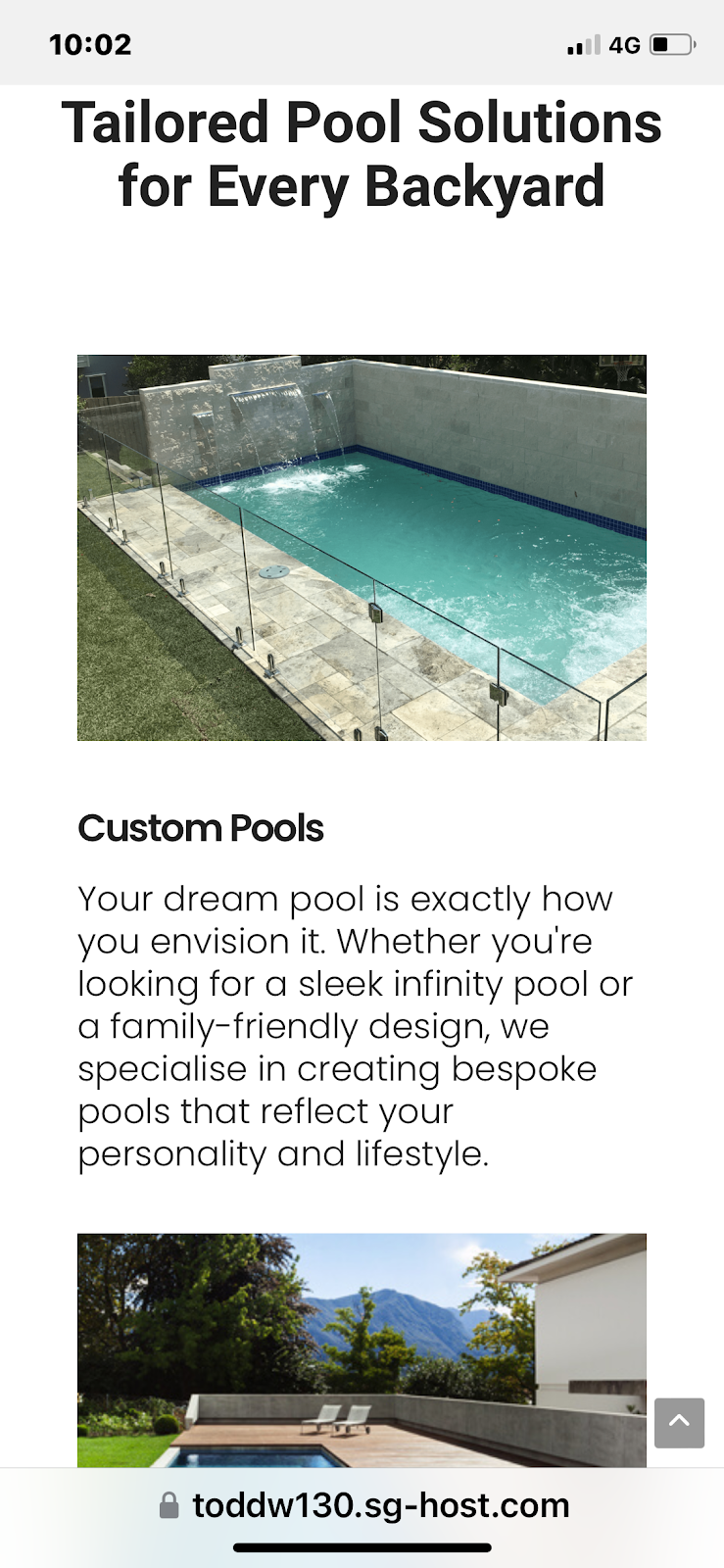 Watersunpools | 4440 Bruce Hwy, Mount Ossa QLD 4741, Australia | Phone: 0481 767 266