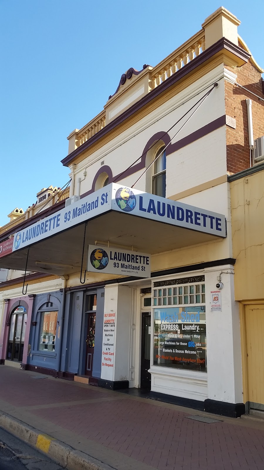 Wash Shed Laundrette | laundry | 93 Maitland St, Narrabri NSW 2390, Australia | 0267925228 OR +61 2 6792 5228