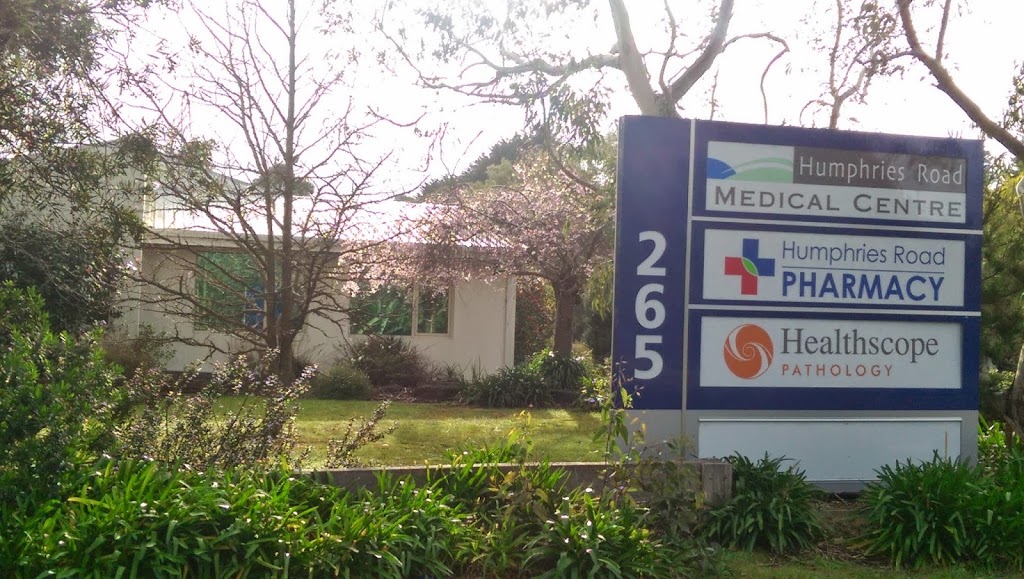 Humphries Road Medical Centre | hospital | 265 Humphries Rd, Frankston South VIC 3199, Australia | 0397874266 OR +61 3 9787 4266