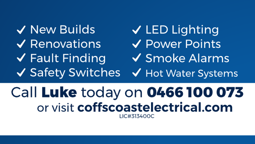 Coffs Coast Electrical | electrician | 21D Titans Cl, Bonville NSW 2450, Australia | 0466100073 OR +61 466 100 073