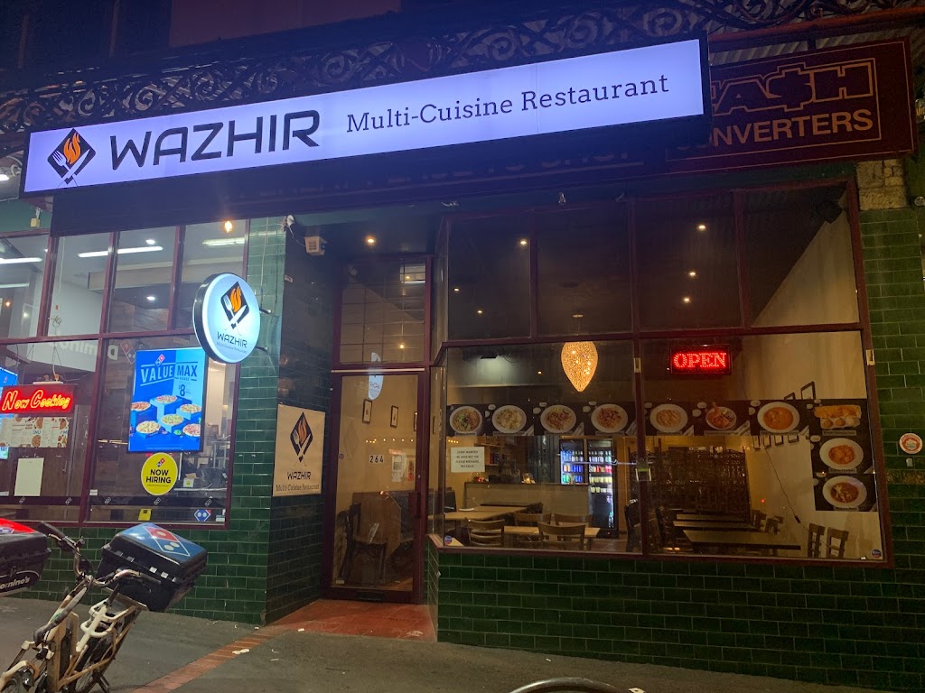 Wazhir - Indian Restaurant | 264 Racecourse Rd, Flemington VIC 3031, Australia | Phone: (03) 7012 5833