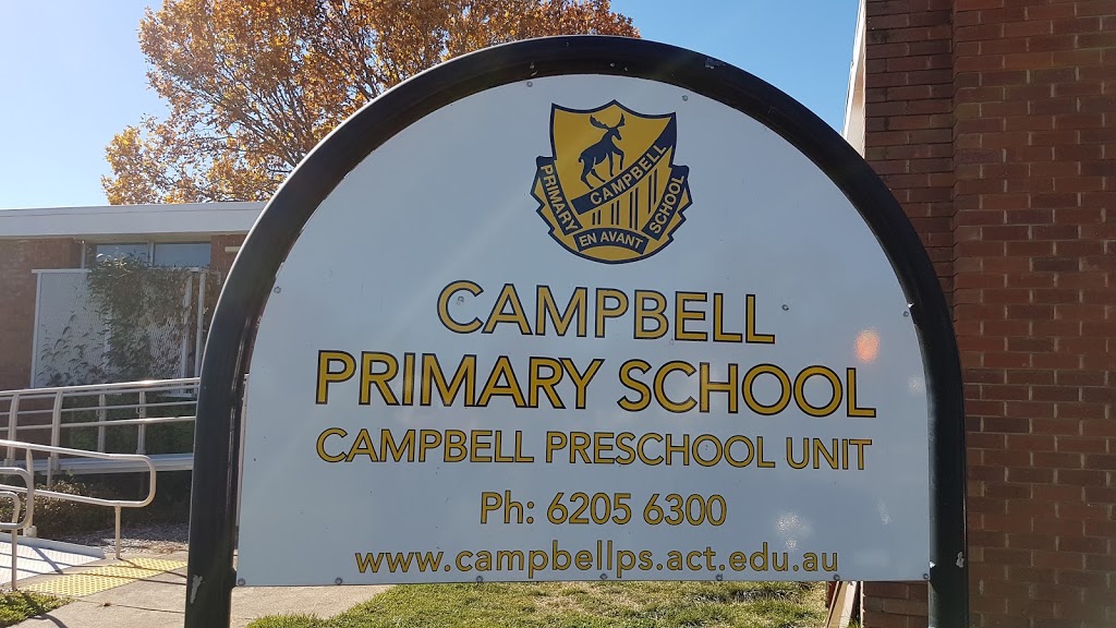 Campbell Primary School | school | Chauvel St, Campbell ACT 2612, Australia | 0261423580 OR +61 2 6142 3580