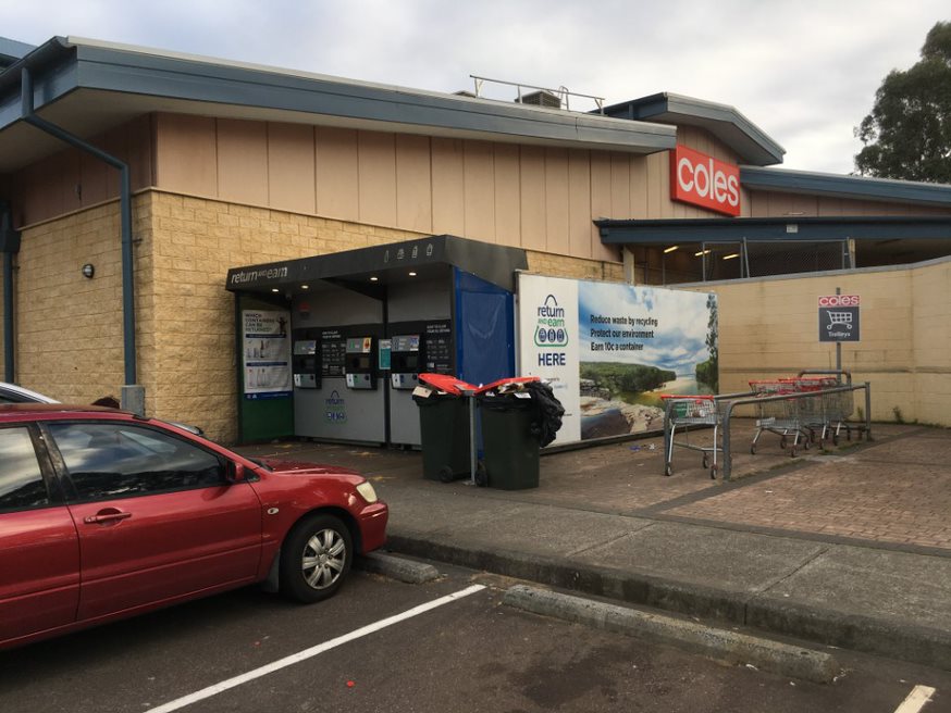 Wadalba Coles Return and Earn Machine | Figtree Blvd &, Orchid Way, Wadalba NSW 2259, Australia | Phone: 1800 290 691