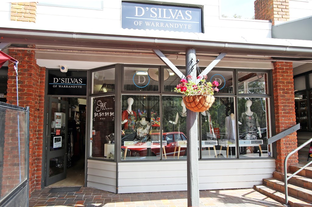 DSilvas of Warrandyte | clothing store | 2/252 Yarra St, Warrandyte VIC 3113, Australia | 0398444475 OR +61 3 9844 4475