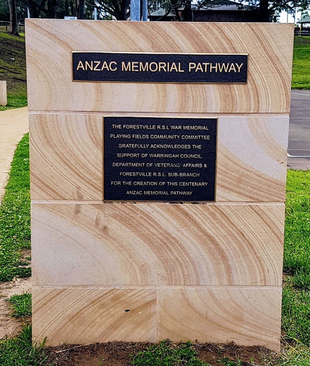 ANZAC Memorial Pathway | park | Forestville NSW 2087, Australia