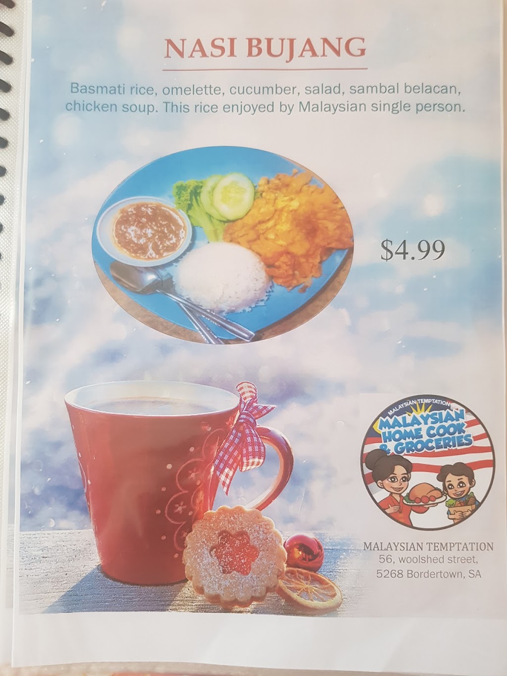Malaysian Temptation | meal takeaway | 56 Woolshed St, Bordertown SA 5268, Australia | 0434852161 OR +61 434 852 161