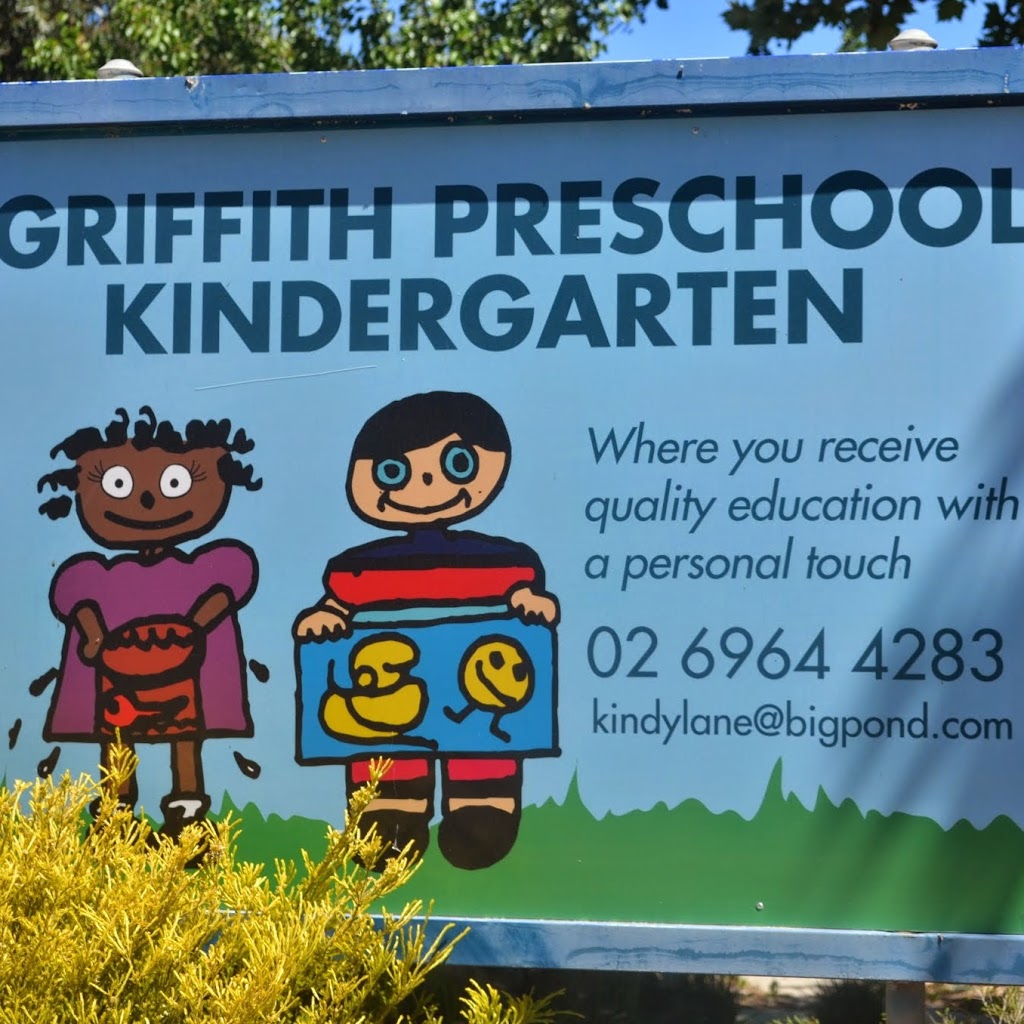 Griffith Pre-School Kindergarten | school | 1 Kindergarten Ln, Griffith NSW 2680, Australia | 0269644283 OR +61 2 6964 4283