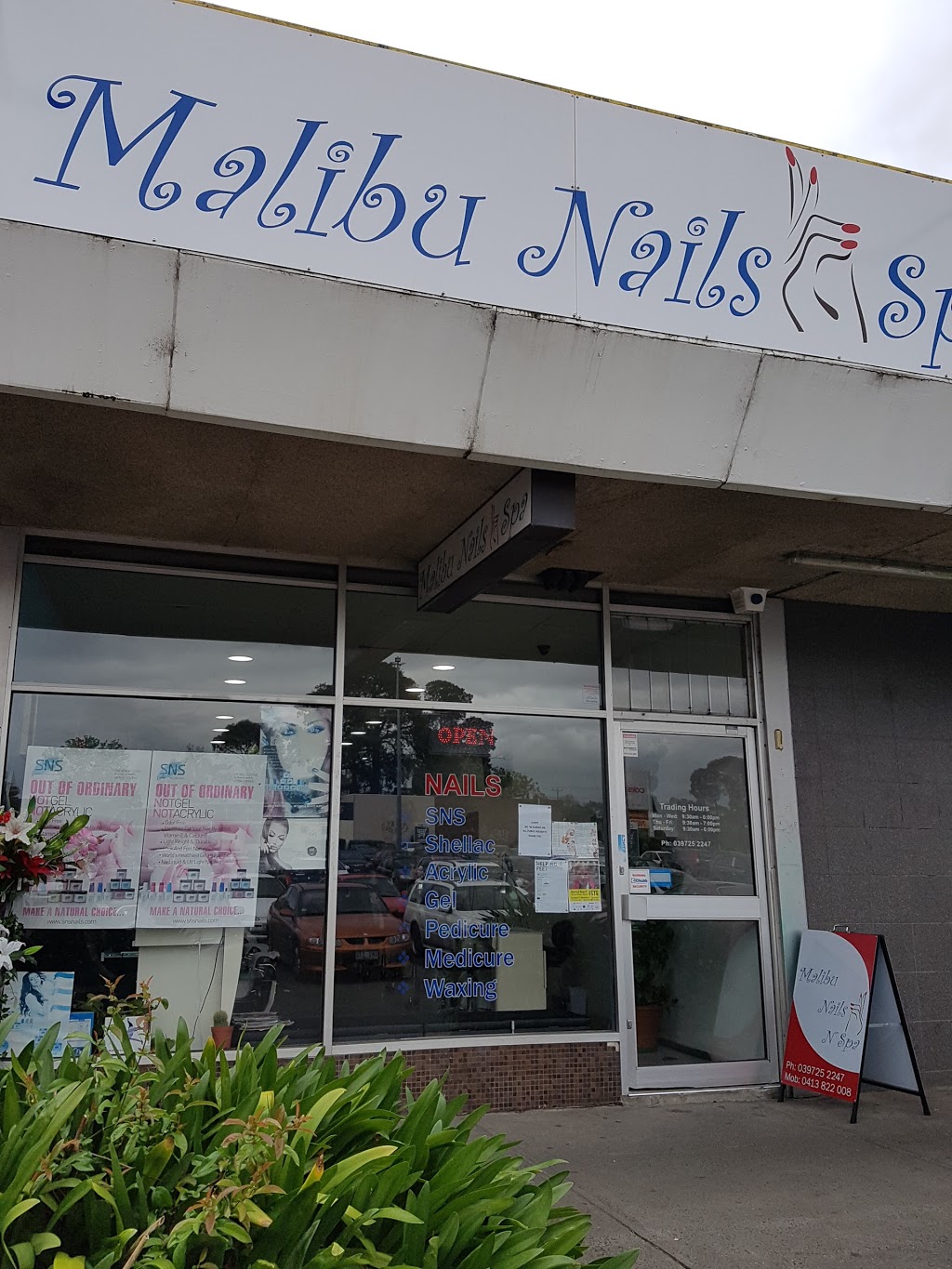 Malibu Nails N Spa | shopping mall | 506-528 Mt Dandenong Rd, Kilsyth VIC 3137, Australia | 0397252247 OR +61 3 9725 2247