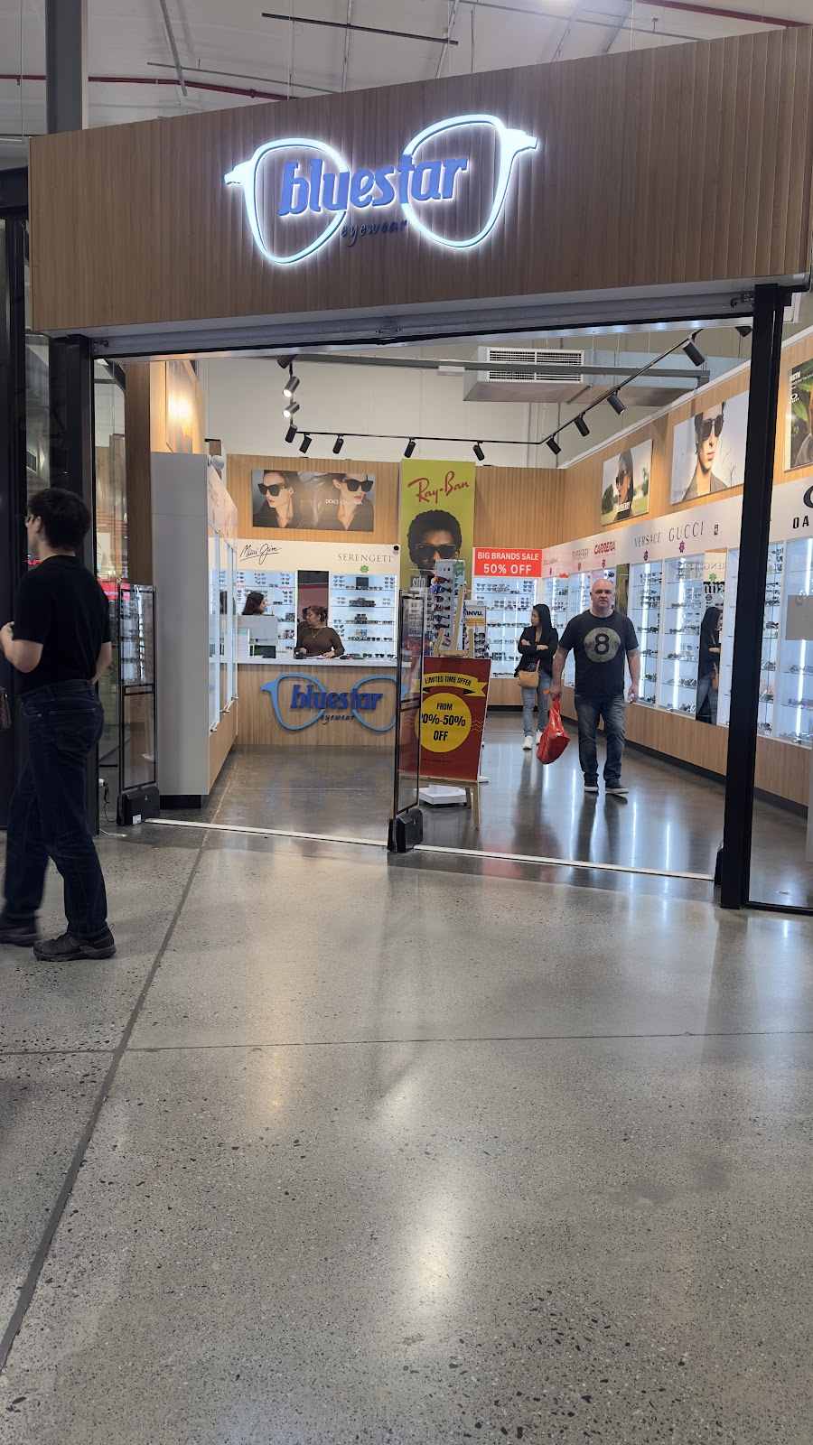 Blue Star Eyewear Moorabbin | Moorabbin Airport, Shop 156A, DFO Centre Dandenong Rd, Moorabbin Airport VIC 3194, Australia | Phone: 0466 116 662