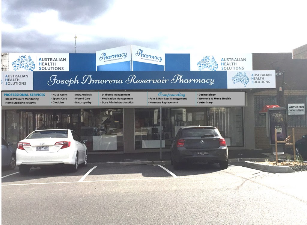 AHS Compounding Pharmacy | pharmacy | 29 Mcfadzean Ave, Reservoir VIC 3073, Australia | 0384141082 OR +61 3 8414 1082