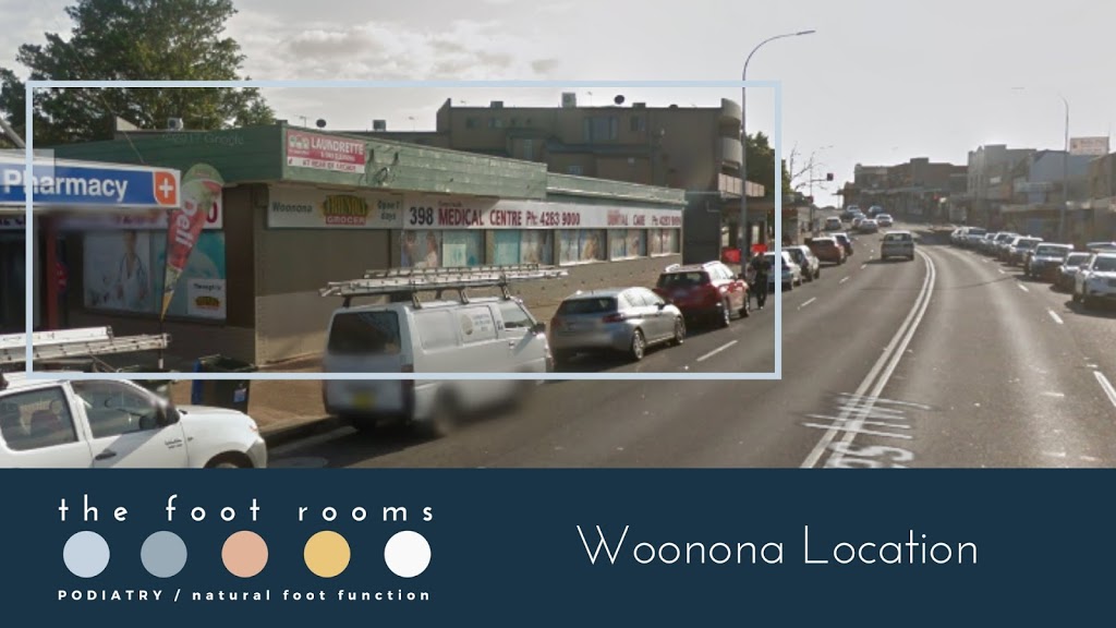 The Foot Rooms Woonona Podiatry | doctor | 398 Princes Hwy, Woonona NSW 2517, Australia | 0242631268 OR +61 2 4263 1268