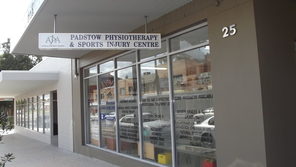 Padstow Physiotherapy & Sports Injury Centre | physiotherapist | 25 Cahors Rd, Padstow NSW 2211, Australia | 0297730687 OR +61 2 9773 0687