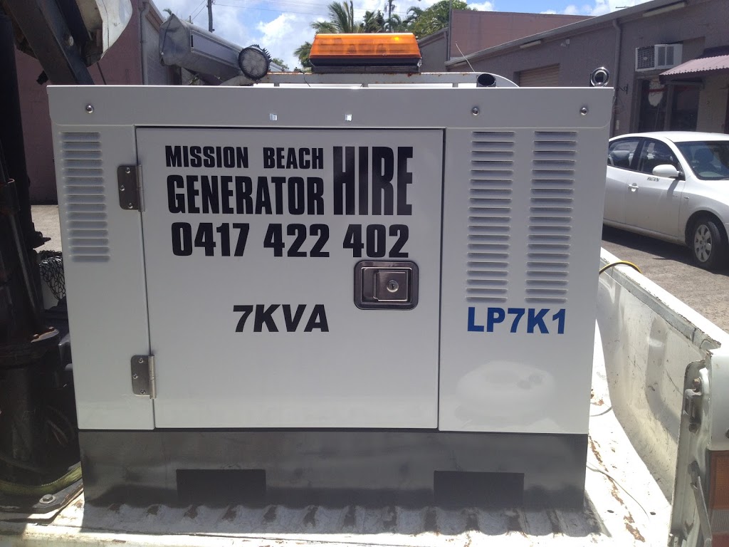 Mission Beach Generator & Electrical Hire | 6/9 Dewar St, Mission Beach QLD 4852, Australia | Phone: 0417 422 402