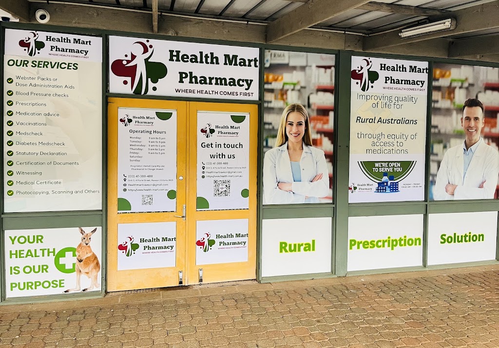 Health Mart Pharmacy | Unit 3/4 Murie St, Rawson VIC 3825, Australia | Phone: (03) 4138 8488