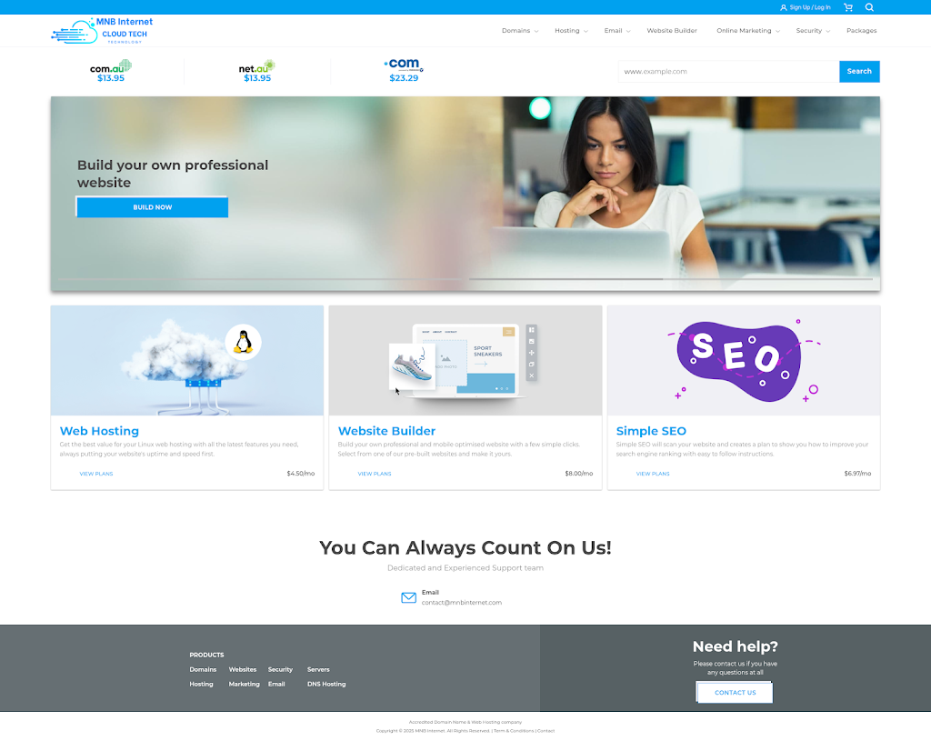 MNB Internet | 16 Thomas St, St Marys NSW 2760, Australia | Phone: 0406 665 309