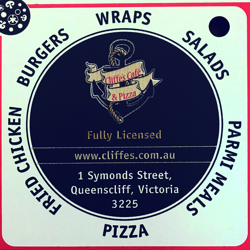 Cliffes Cafe & Pizza | cafe | 1 Symonds St, Queenscliff VIC 3225, Australia | 0352581166 OR +61 3 5258 1166