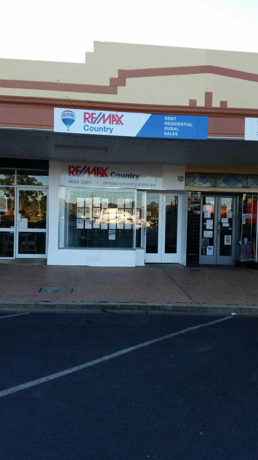 Remax Country | real estate agency | 1/4 Charlotte St, Crows Nest QLD 4355, Australia | 0746982561 OR +61 7 4698 2561