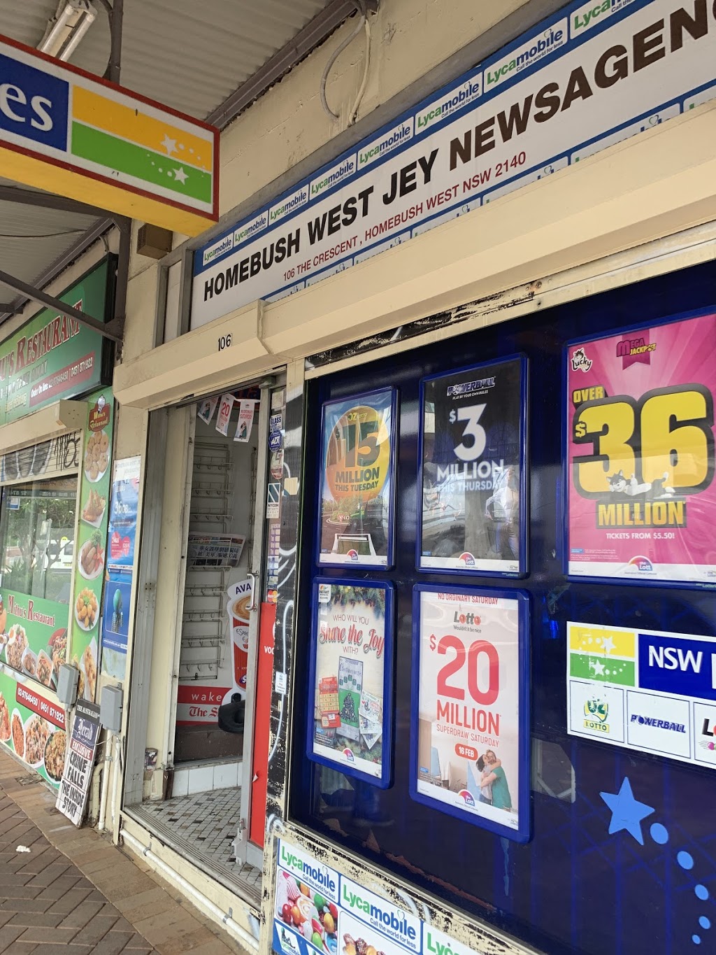 Homebush West Newsagency | store | 106 The Crescent, Homebush West NSW 2140, Australia | 0285406383 OR +61 2 8540 6383