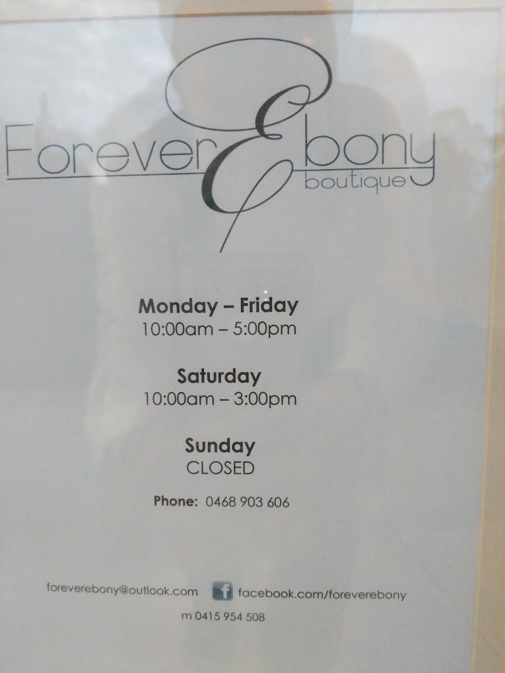 Forever Ebony Boutique | clothing store | 61 Hill St, Roseville NSW 2069, Australia | 0468903606 OR +61 468 903 606