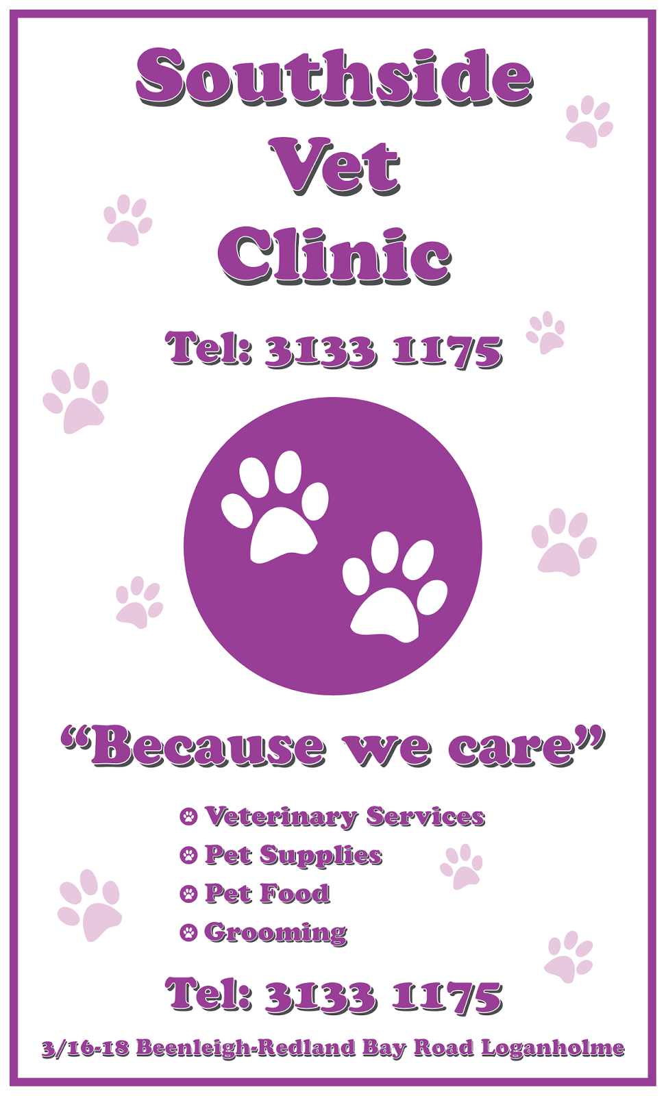 Southside Vet Clinic - VetLove Southside | veterinary care | 3/16-18 Beenleigh Redland Bay Rd, Loganholme QLD 4129, Australia | 0731331175 OR +61 7 3133 1175
