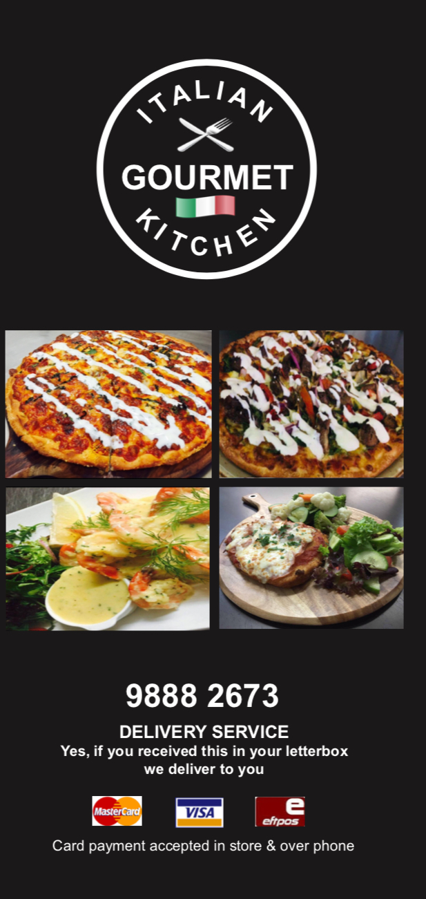 Italian Gourmet Kitchen | restaurant | 426 Huntingdale Rd, Mount Waverley VIC 3149, Australia | 0398882673 OR +61 3 9888 2673