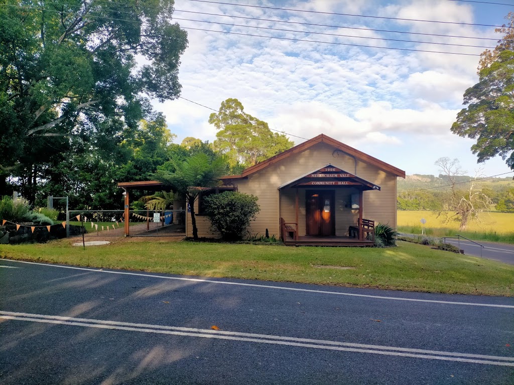 Meerschaum Vale Hall |  | Cnr Wardell Rd and, Marom Creek Rd, Meerschaum Vale NSW 2477, Australia | 0410634674 OR +61 410 634 674