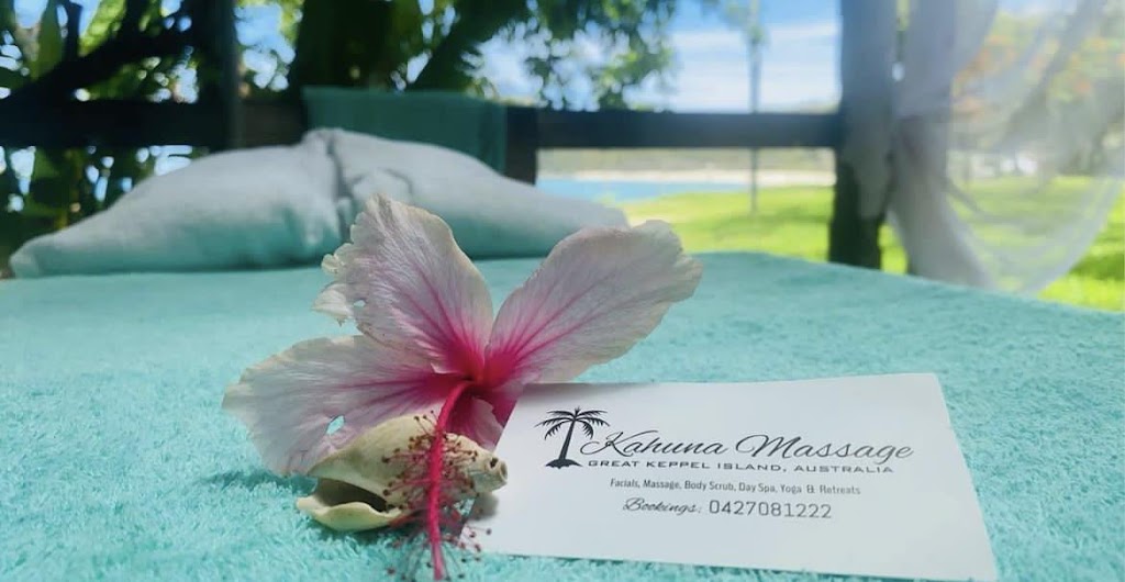 KaHuna Massage and Retreats | Putney Beach, Great Keppel (Woppa) Island, 10 Esplanade, The Keppels QLD 4700, Australia | Phone: 0427 081 222