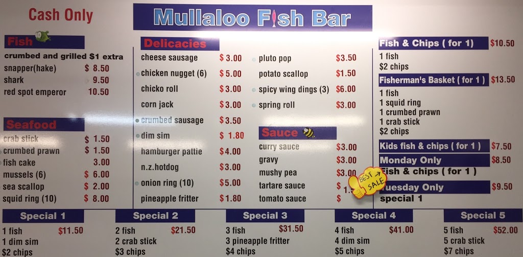 Mullaloo Fish Bar (Fish and Chips) | 13/11 Koorana Rd, Mullaloo WA 6027, Australia | Phone: (08) 9401 5246
