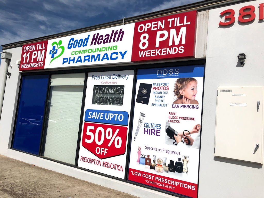 GoodHealth Compunding Pharmacy | 381 Sayers Rd, Hoppers Crossing VIC 3029, Australia | Phone: (03) 9749 6553