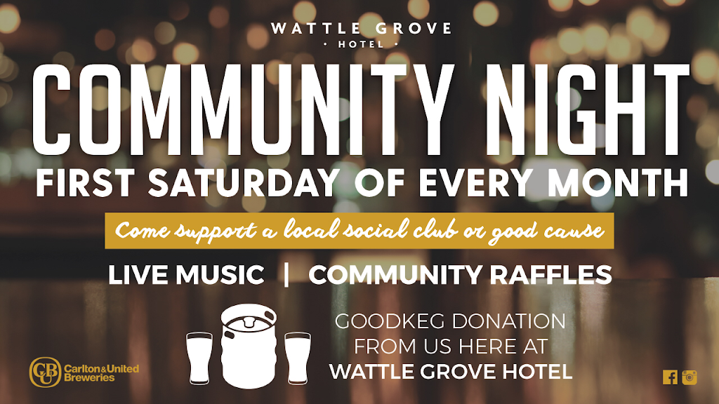 Wattle Grove Hotel | restaurant | Cnr Australis Ave &, Village Way, Wattle Grove NSW 2173, Australia | 0297311023 OR +61 2 9731 1023