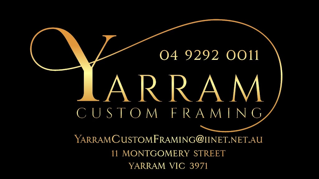 Yarram Custom Framing | store | 11 Montgomery St, Yarram VIC 3971, Australia | 0492920011 OR +61 492 920 011