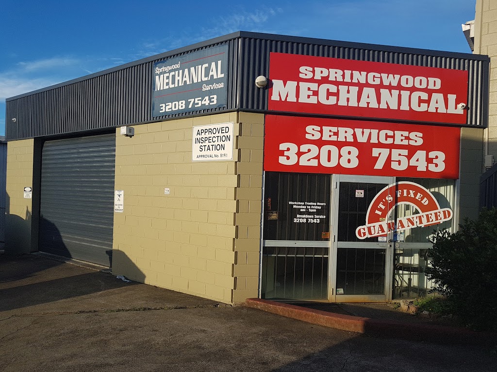 Springwood Mechanical Services | car repair | 3/17-19 Watland St, Springwood QLD 4127, Australia | 0732087543 OR +61 7 3208 7543