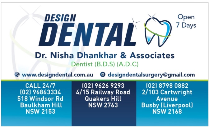 DESIGN DENTAL QUAKERS HILL | dentist | 4/15 Railway Rd, Quakers Hill NSW 2763, Australia | 0296269293 OR +61 2 9626 9293