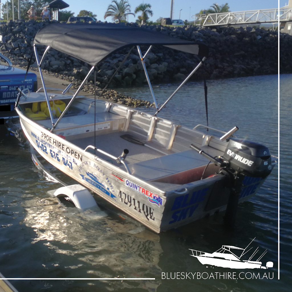 Blue Sky Boat Hire Hervey Bay | C/- Fishermans Wharf Marina, 864 Boat Harbour Dr, Urangan QLD 4655, Australia | Phone: 0402 676 047