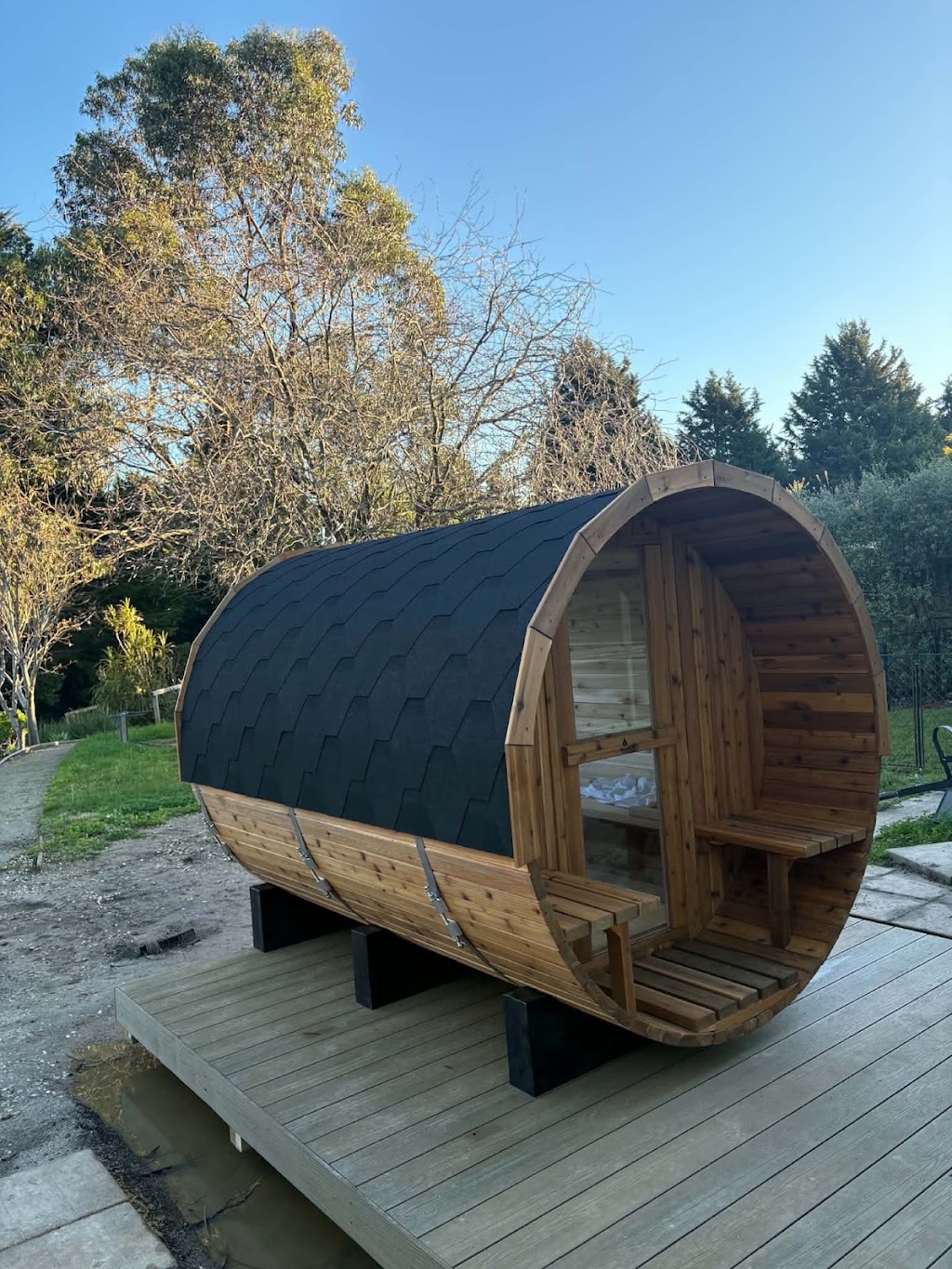 Ablaze Saunas | 255 N Mountain Rd, Heathcote Junction VIC 3758, Australia | Phone: 0434 100 675