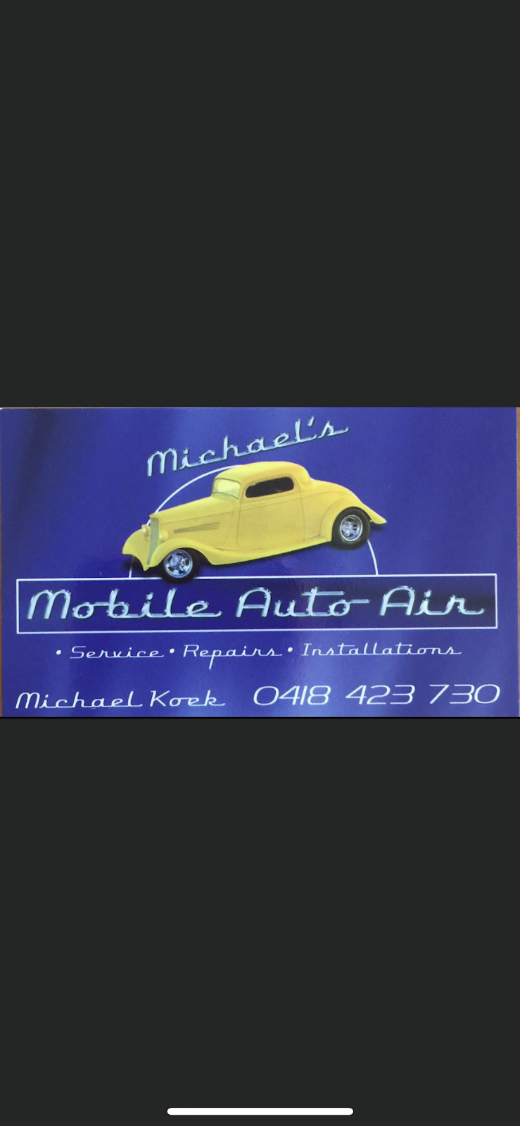 Michaels Mobile Auto Air | 1 Kennedia Pl, Mount Annan NSW 2567, Australia | Phone: 0418 423 730
