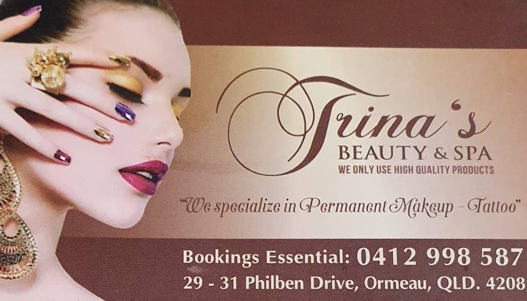 Trinas Beauty and Spa | store | 29-31 Philben Dr, Ormeau QLD 4208, Australia | 0412998587 OR +61 412 998 587