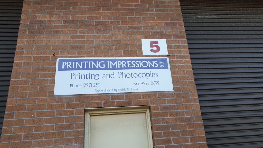 Printing Impressions PTY Ltd. | 5/1-5 Thew Parade, Cromer NSW 2099, Australia | Phone: (02) 9971 2511