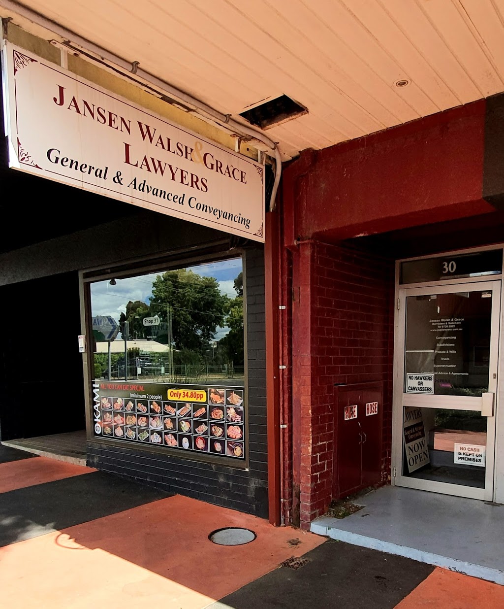 Jansen Walsh & Grace Conveyancing and Commercial Lawyers | lawyer | Wantirna Mall, Suite 30/348 Mountain Hwy, Wantirna VIC 3152, Australia | 0397202922 OR +61 3 9720 2922