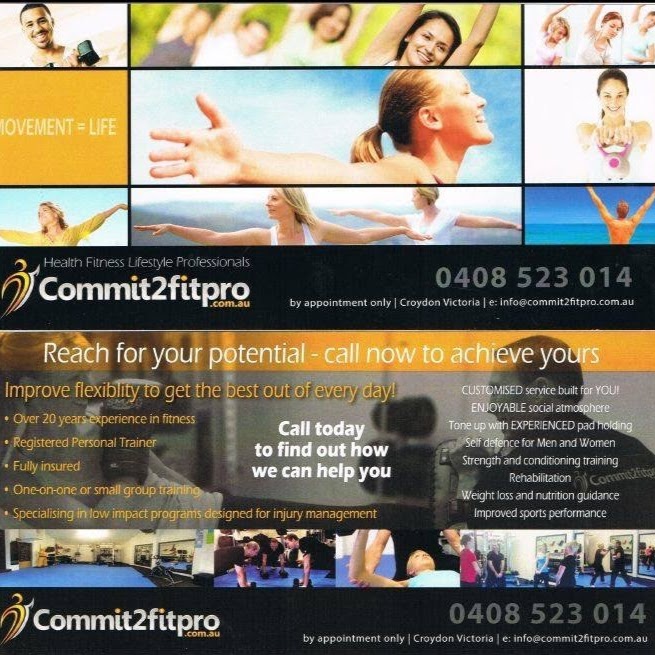 Commit 2 Fit Professionals | health | 13 Hyton Cres, Croydon VIC 3136, Australia | 0408523014 OR +61 408 523 014