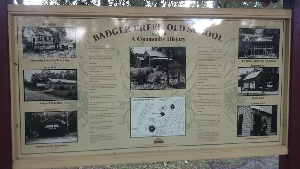 Old Badger Creek School | school | Badger Creek Rd, Healesville VIC 3777, Australia