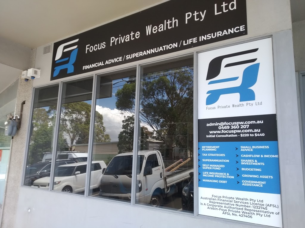 Focus Private Wealth Pty Ltd | Shop 1/17 Coolac St, Cheltenham VIC 3192, Australia | Phone: 0469 360 207