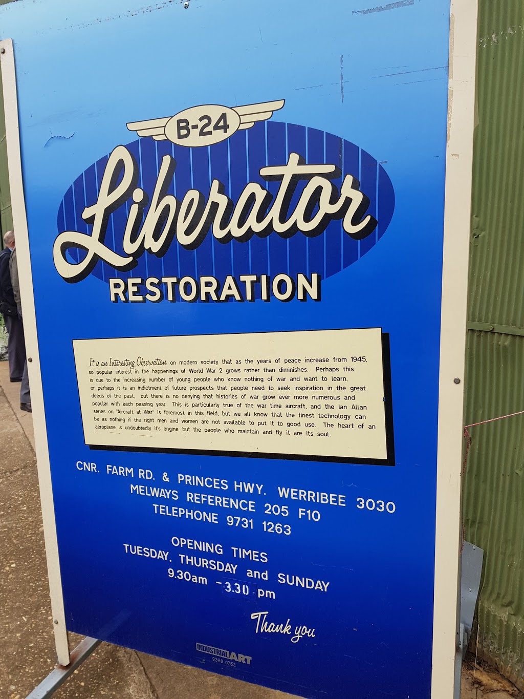 Liberator Restoration Project And Museum | Werribee South VIC 3030, Australia
