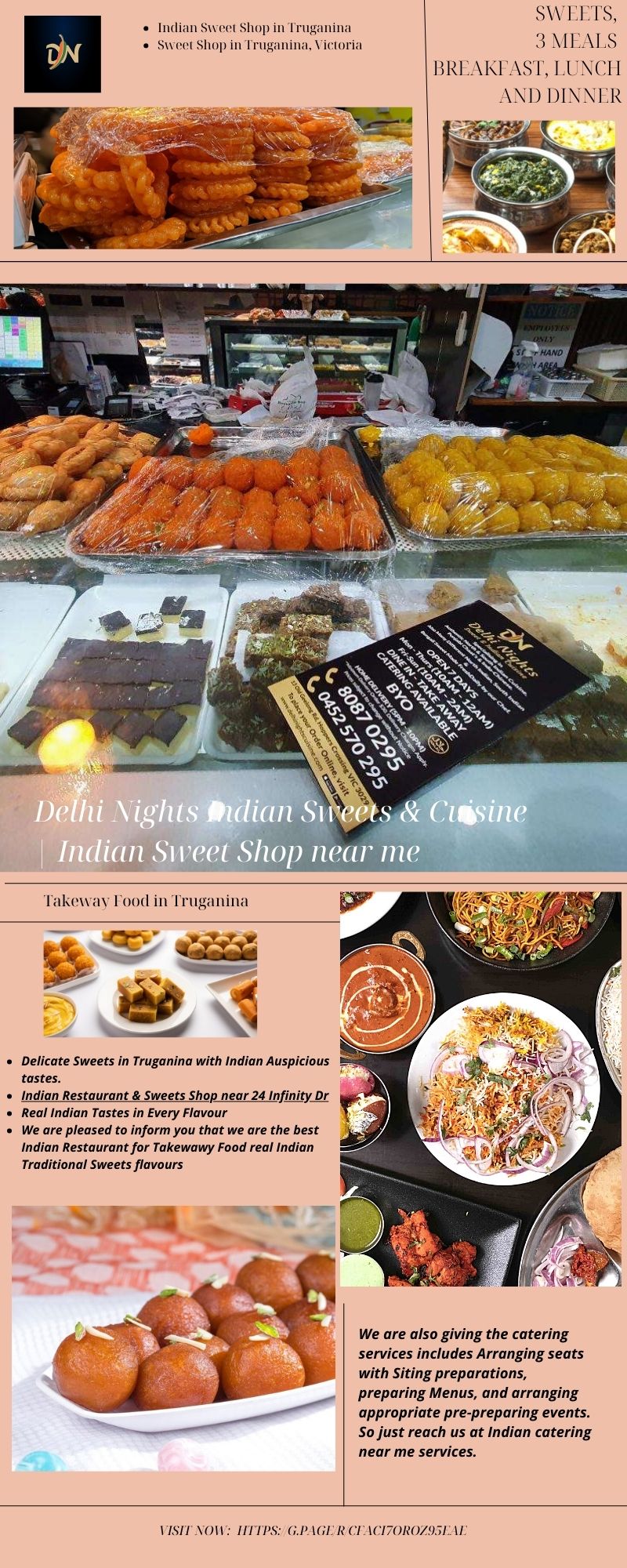 Delhi Nights Indian Sweets & Catering | 24 Infinity Dr, Truganina VIC 3029, Australia | Phone: 03 8380 0775