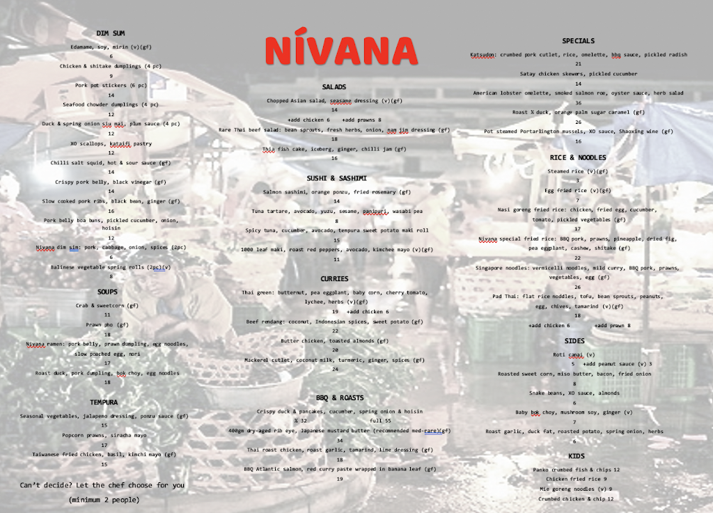 Nivana | restaurant | 13 Hesse St, Queenscliff VIC 3225, Australia | 0423266699 OR +61 423 266 699