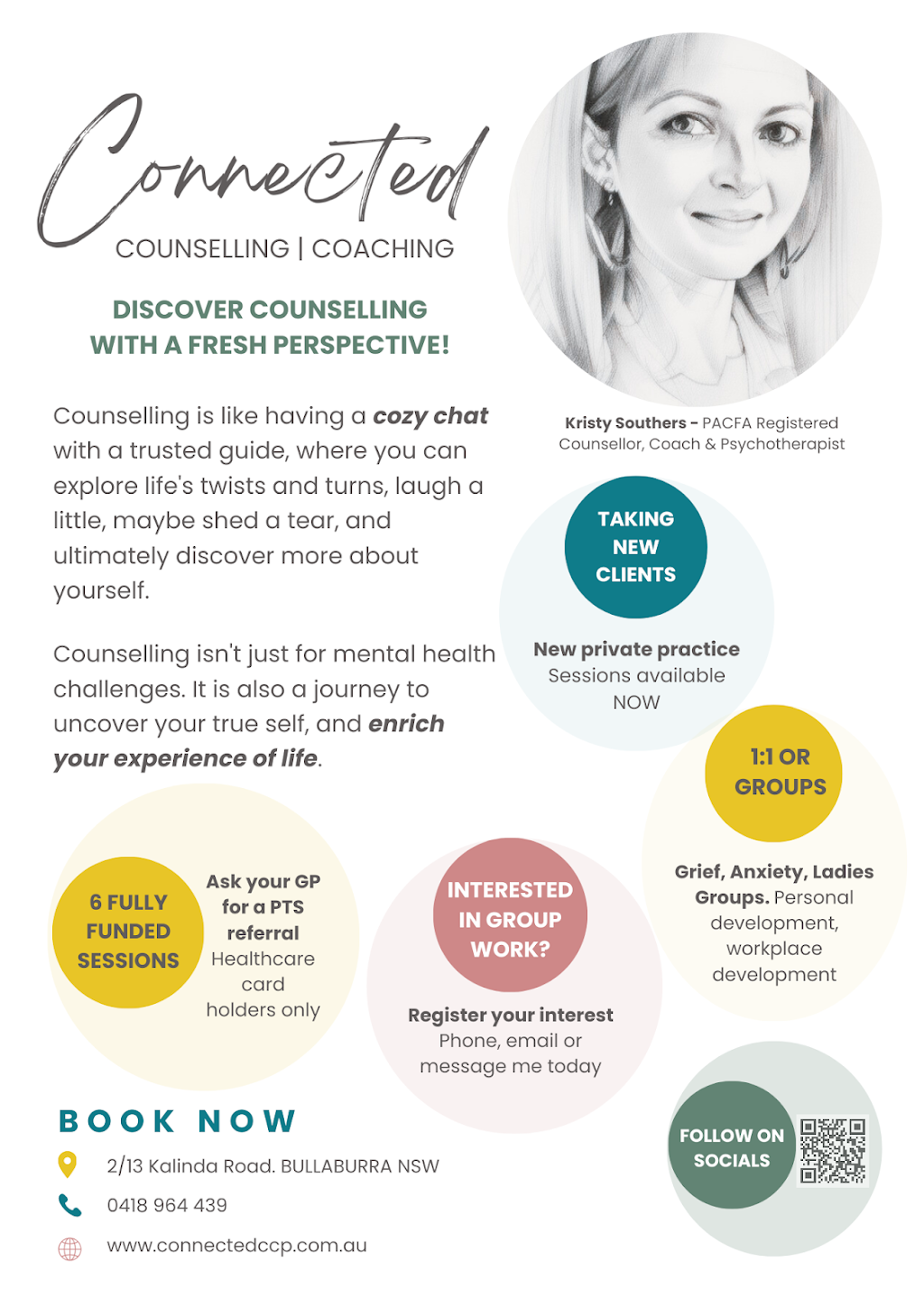 Connected Counselling | 13 Kalinda Rd, Bullaburra NSW 2784, Australia | Phone: 0418 964 439