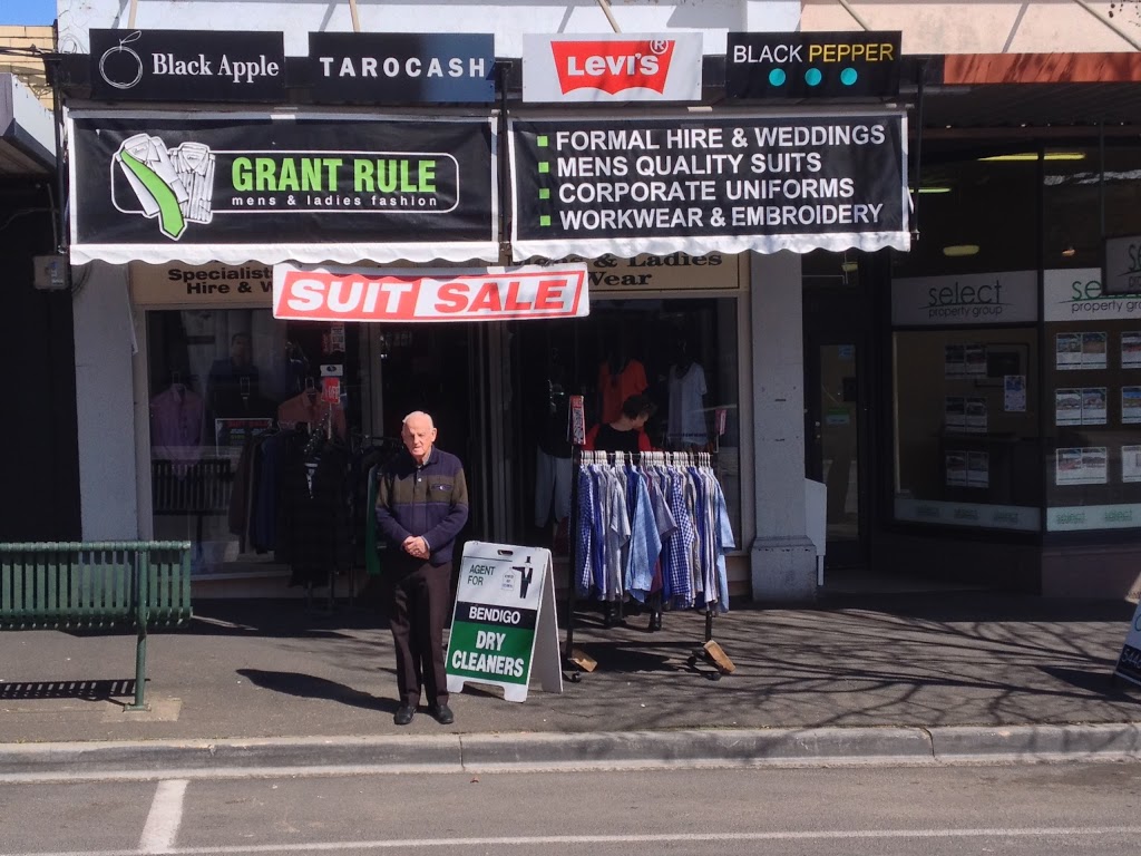 Grant Rule Mens Wear | clothing store | 38 High St, Eaglehawk VIC 3556, Australia | 0354468206 OR +61 3 5446 8206