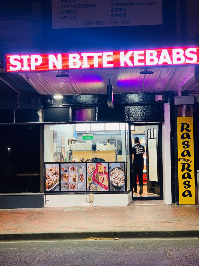 Sip N bite Kebabs Malvern east | 25 Waverley Rd, Malvern East VIC 3145, Australia | Phone: (03) 9563 5738